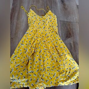 Street wear society size small super soft yellow sundress